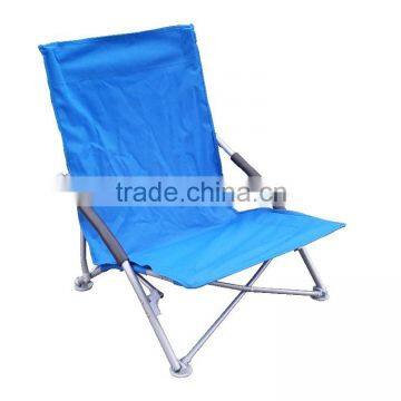 Comfortable steel folding beach lounge