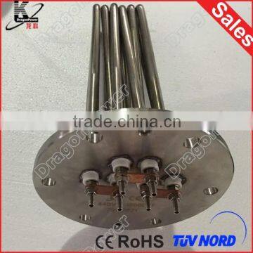 Flange type high quality high density immersion tubular heater