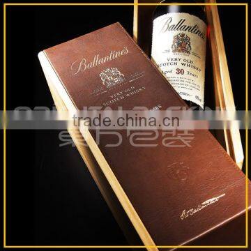 Ballantines wooden wine box