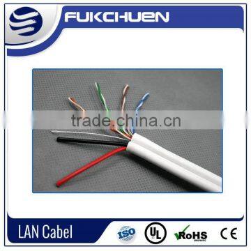 bulk cat5e cable lan cable UTP Cat6 indoor 4pair network cable of made in China