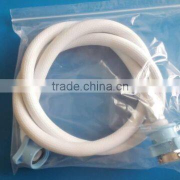 Washing Machine Anti-explosion Inlet Flexible Pipe Plastic Hose Water Inlet Extension Pipe With White Connector