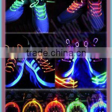 led flashing shoelace ,high brightness multi color led shoelace