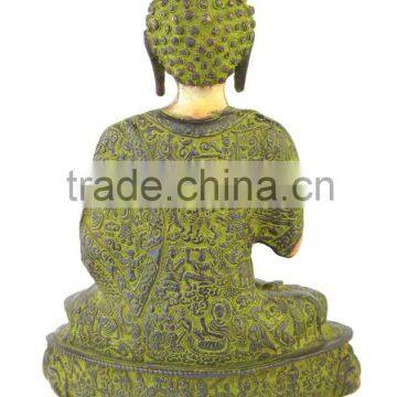 Blessing Buddha Sitting on Base 14" photo-3