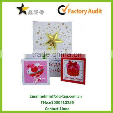 2015 Christmas Classical White Ribbon Wedding Invitation Card photo-3