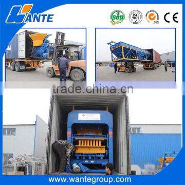 2016 Low Price Fully Automatic QT4-15C Cement Concrete Hollow Pavers Curbstone Brick Making Machine photo-4