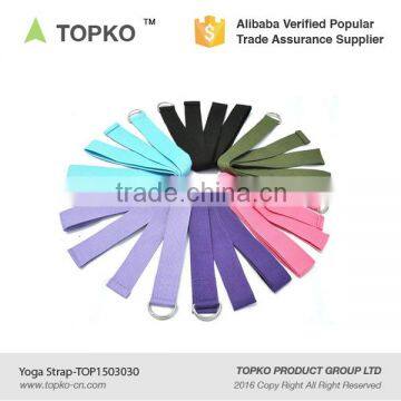 Professional custom fabric label 100% Cotton yoga strap