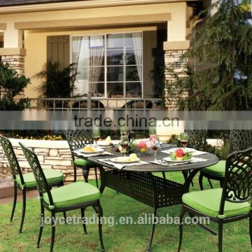 Western style cast aluminum patio furniture