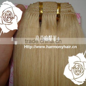 VERY GOOD BLONDE silky straight human hair weft