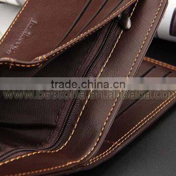 Quality Men Zipper Folding Men Wallet Purse Gift photo-6