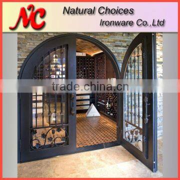 Arched entry interior doors