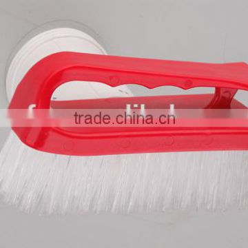 Crimped White Polypropylene Handle Scrubs with raised handle