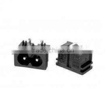 C8 IEC Power Socket &IEC60320 UL498 AC inlet power socket