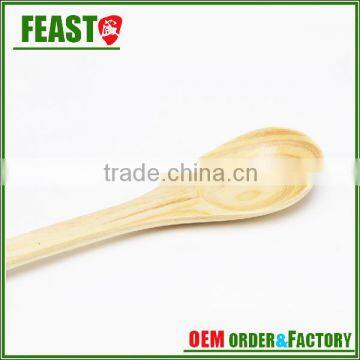 Eco friendly wood mini kids salad ice cream wooden spoon