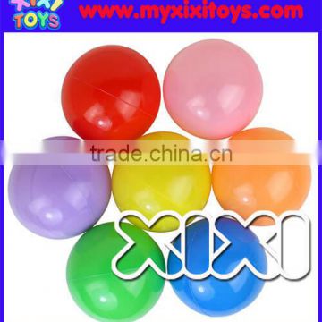 Colorful plastic fun PE ball for swiming pool