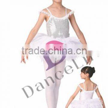 C2236 Girls Princess Ballet Tutu Dress, Kids Tutus Shiny Top Performance Ballet Tutu Ballet Dance Costumes photo-5
