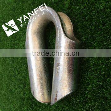 Galvanized carbon steel wire rope tube thimble