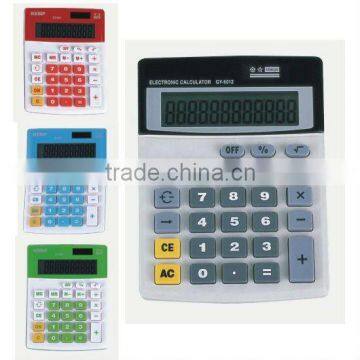 CAL 6012 12 Digits Desktop Calculator (Solar and Battery Duel power)