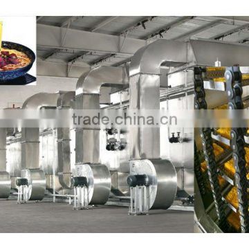 80000pcs/day Extruding Automatic Instant Noodle Processing Line/Industrial Chinese Cereal Grain Noodle Making Machine