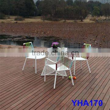 COLOURFUL GARDEN STACKABLE TABLE AND CHAIR SET                        
                                                Quality Choice