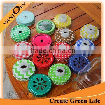 Decorate 70mm Tinplate Lids For Mason Jar photo-6