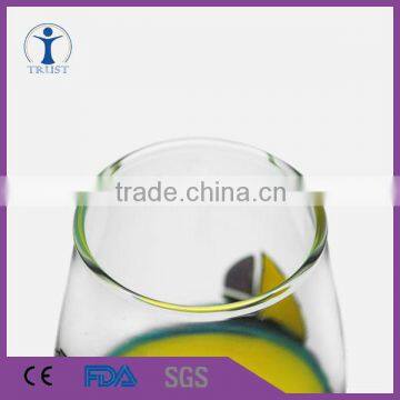 Creative Hand Painted Red Wine Glass photo-2