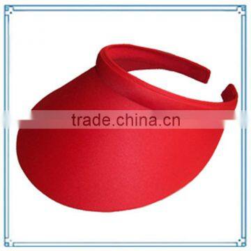 Custom adjustable men's big visor sun visor hat