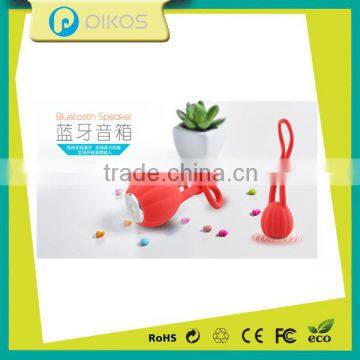 Hot Sale Silicon Cartoon Mini Stereo Music Outdoor Sport Portable Loud Bluetooth Speaker