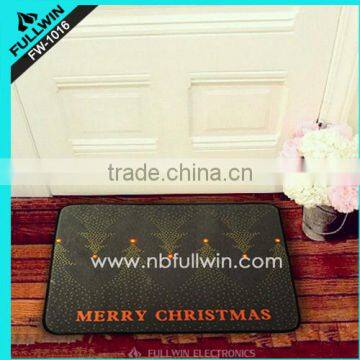 2016 polyester anti slip waterproof floor mat led floor mat