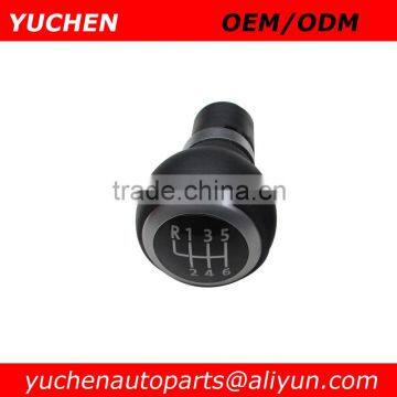 YUCHEN Car Shift Gear Knob With Geninue Leather For VW Passat B6 B7 CC 3C (2005-2013)