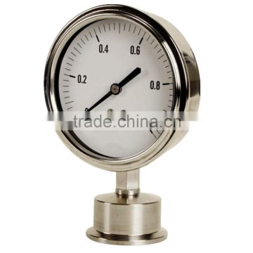 all stainless steel diaphragm pressure gauge with flange made in ningbo china