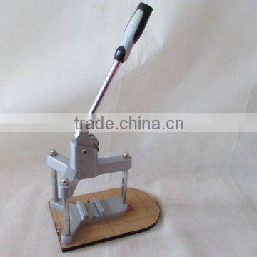 2015 manual stable tripod button making machine