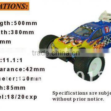 1/8th Scale Nitro Lightweight Truggy 4wd Petrol Engine photo-3