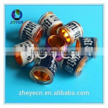 2015 Band Pigeon Ring Aluminum With Plastic 8mm New photo-4
