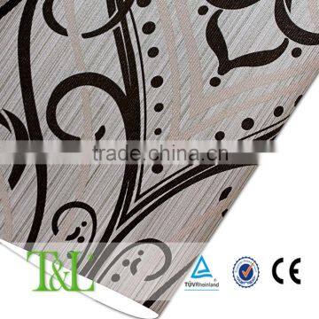 Black and white decorative wallpaper for restaurant