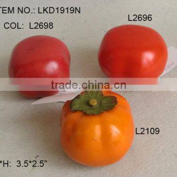 2014Artificial Fake Fruits 3.5*2.5 Inch Artificial Polyfoam Tomato House Decoration