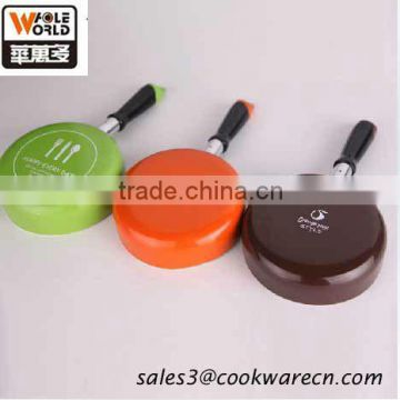 Aluminum Colorful Ceramic coating 12cm egg Frying Pan