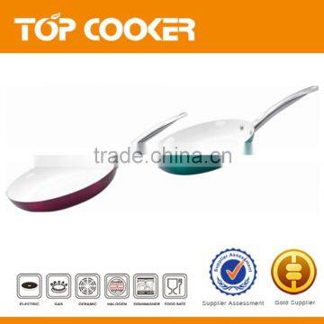 Aluminum Ceramic Frying Pan With Stainless Steel Handle photo-6