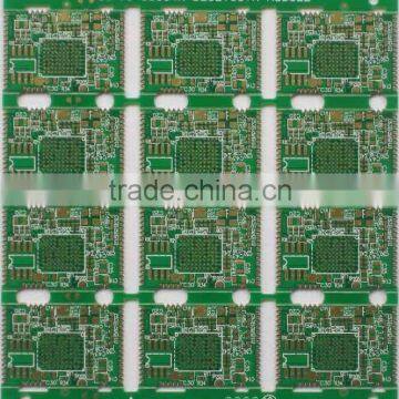 FR-4 1.0mm 4layers enig half hole pcb