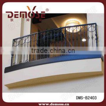 handsome wrought iron balcony railing| indoor balcony railing