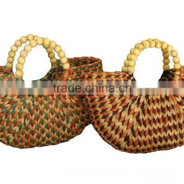 High Quality Best Selling Multi-color Water Hyancinth Lady Handbag From Vietnam