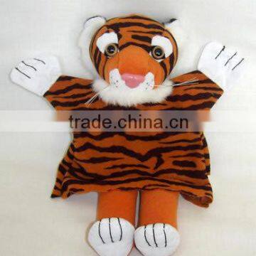 Plush Hand Puppet Supplier with Tiger Shape