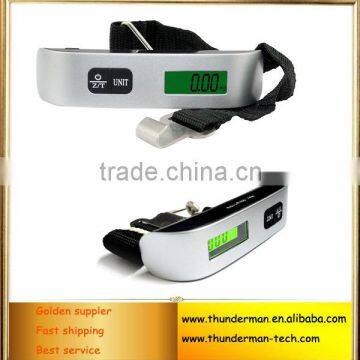 50KG/110LB Digital Travel Scale Portable Digital Luggage Scale with LCD Display