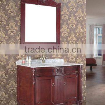 2013 Hot sell European Antique Solid Wood Bathroom Vanity 5818