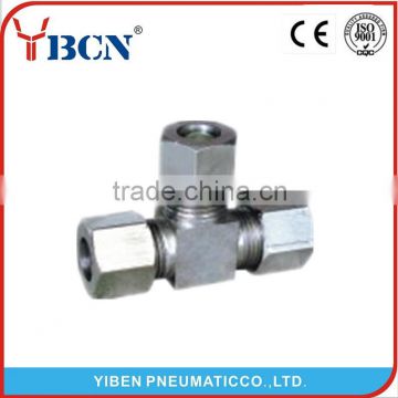 cutting sleeve tee series quick twist tee fittings brass fittings quick connect fitting