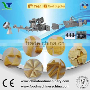 Extruded Crispy Fried Flour Chips Process Line