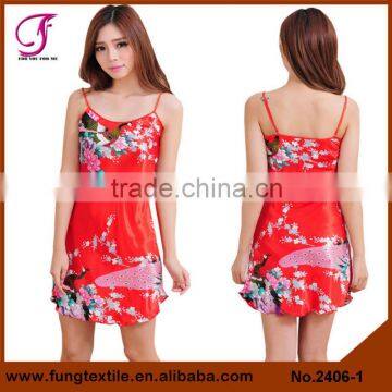 2405 Beautiful Polyester Two-piece Robe For Women photo-4