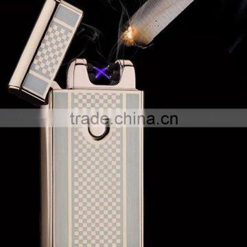 Portable USB Rechargeable Flameless Electronic Windproof Cigar Cigarette Lighter