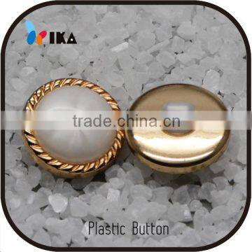 Shining Golden plastic button for shirt