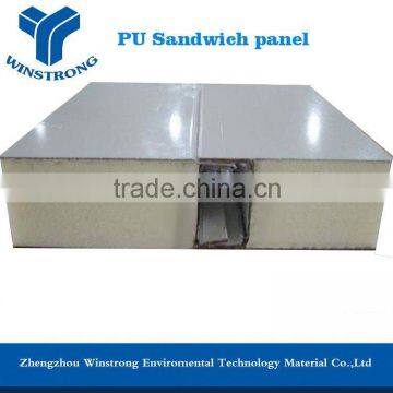 100mm PU color steel sandwich wall panels