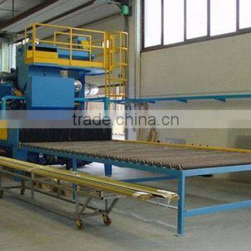 conveyor type automatic shotblast unit